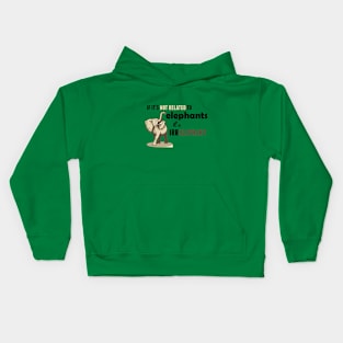 Irrelephant Information Kids Hoodie